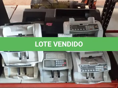 LOTE 223 - 05 MÁQUINAS DE CONTAR CÉDULAS E 01 MÁQUINA DE CONTAR MOEDAS. (NO ESTADO) ATENÇÃO! FAZER A VISITAÇÃO ANTES DE ARREMATAR, NÃO SABEMOS SE FUNCIONA, LEILÃO NÃO TEM GARANTIA E NEM DEVOLUÇÃO, SUJEITO A POSSÍVEIS AVARIAS VISÍVEIS/OCULTAS E/OU AUSÊNCIA DE COMPONENTES.