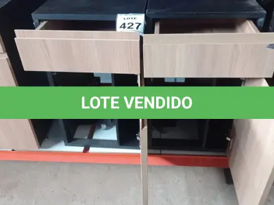 LOTE 427 - 02 GAVETEIROS COM 01 GAVETA E SUPORTE PARA CPU. (NO ESTADO) ATENÇÃO! FAZER A VISITAÇÃO ANTES DE ARREMATAR, NÃO SABEMOS SE FUNCIONA, LEILÃO NÃO TEM GARANTIA E NEM DEVOLUÇÃO, SUJEITO A POSSÍVEIS AVARIAS VISÍVEIS/OCULTAS E/OU AUSÊNCIA DE COMPONENTES.