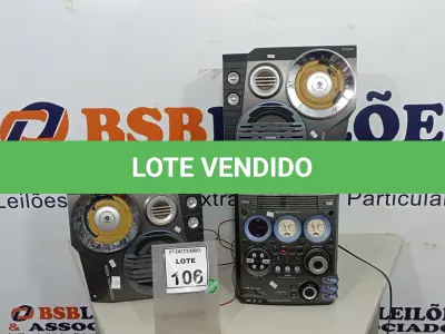 LOTE 106 - 01 GAMEPORT MINI SYSTEM MODELO FM M779 MARCA PHILIPS. (NO ESTADO) ATENÇÃO! FAZER A VISITAÇÃO ANTES DE ARREMATAR, NÃO SABEMOS SE FUNCIONA, LEILÃO NÃO TEM GARANTIA E NEM DEVOLUÇÃO, SUJEITO A POSSÍVEIS AVARIAS VISÍVEIS/OCULTAS E/OU AUSÊNCIA DE COMPONENTES.