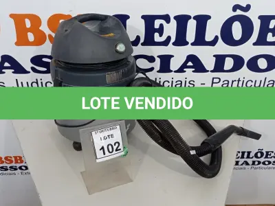 LOTE 102 - 01 ASPIRADOR MARCA ELECTROLUX MODELO HIDROVAC ÁGUA & PÓ. (NO ESTADO) ATENÇÃO! FAZER A VISITAÇÃO ANTES DE ARREMATAR, NÃO SABEMOS SE FUNCIONA, LEILÃO NÃO TEM GARANTIA E NEM DEVOLUÇÃO, SUJEITO A POSSÍVEIS AVARIAS VISÍVEIS/OCULTAS E/OU AUSÊNCIA DE COMPONENTES.