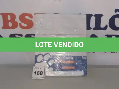 LOTE 168 - 01 CAIXA DE DISTRIBUIÇÃO DE EMBUTIR PARA 48 DISJUNTORES SLIM TIGRE (NO ESTADO, NÃO SABEMOS SE FUNCIONA. LEILÃO NÃO TEM GARANTIA E NEM DEVOLUÇÃO, SUJEITO A POSSÍVEIS AVARIAS VISÍVEIS/OCULTAS E/OU AUSÊNCIA DE COMPONENTES)