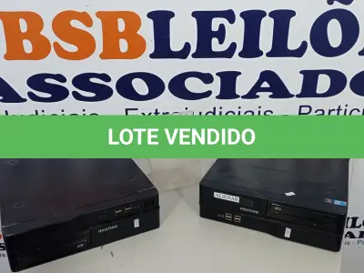 LOTE 062 - 02 MICRO COMPUTADORES MARCA POSITIVO. (NO ESTADO) ATENÇÃO! FAZER A VISITAÇÃO ANTES DE ARREMATAR, NÃO SABEMOS SE FUNCIONA, LEILÃO NÃO TEM GARANTIA E NEM DEVOLUÇÃO, SUJEITO A POSSÍVEIS AVARIAS VISÍVEIS/OCULTAS E/OU AUSÊNCIA DE COMPONENTES.