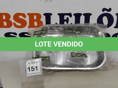 LOTE 151 - 01 CUBA GHEL PLUS INOX RETANGULAR N°2. (NO ESTADO, NÃO SABEMOS SE FUNCIONA. LEILÃO NÃO TEM GARANTIA E NEM DEVOLUÇÃO, SUJEITO A POSSÍVEIS AVARIAS VISÍVEIS/OCULTAS E/OU AUSÊNCIA DE COMPONENTES)