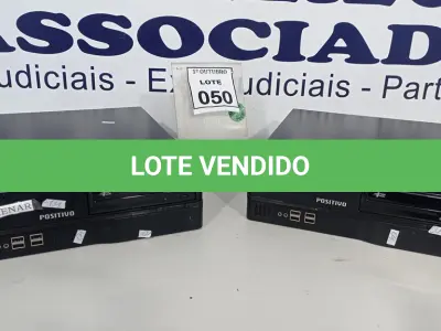 LOTE 050 - 02 MICRO COMPUTADORES MARCA POSITIVO. (NO ESTADO) ATENÇÃO! FAZER A VISITAÇÃO ANTES DE ARREMATAR, NÃO SABEMOS SE FUNCIONA, LEILÃO NÃO TEM GARANTIA E NEM DEVOLUÇÃO, SUJEITO A POSSÍVEIS AVARIAS VISÍVEIS/OCULTAS E/OU AUSÊNCIA DE COMPONENTES.