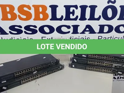 LOTE 058 - 05 SWITCHES 24 PORTAS MARCA HP. (NO ESTADO) ATENÇÃO! FAZER A VISITAÇÃO ANTES DE ARREMATAR, NÃO SABEMOS SE FUNCIONA, LEILÃO NÃO TEM GARANTIA E NEM DEVOLUÇÃO, SUJEITO A POSSÍVEIS AVARIAS VISÍVEIS/OCULTAS E/OU AUSÊNCIA DE COMPONENTES.