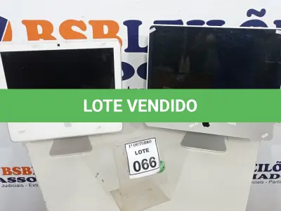 LOTE 066 - 02 IMACS APPLE. (NO ESTADO) ATENÇÃO! FAZER A VISITAÇÃO ANTES DE ARREMATAR, NÃO SABEMOS SE FUNCIONA, LEILÃO NÃO TEM GARANTIA E NEM DEVOLUÇÃO, SUJEITO A POSSÍVEIS AVARIAS VISÍVEIS/OCULTAS E/OU AUSÊNCIA DE COMPONENTES.
