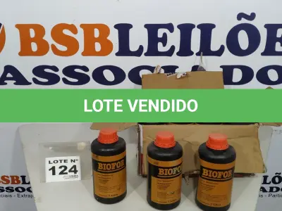 LOTE 124 - 12   BIOFOR SANITIZANTE IODOFOR 1 LITRO - CHEMITEC (NO ESTADO, NÃO SABEMOS SE FUNCIONA. LEILÃO NÃO TEM GARANTIA E NEM DEVOLUÇÃO, SUJEITO A POSSÍVEIS AVARIAS VISÍVEIS/OCULTAS E/OU AUSÊNCIA DE COMPONENTES)