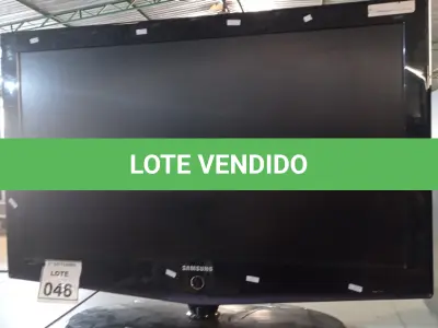 LOTE 046 - 01 TV LCD 40’’ MARCA SAMSUNG. (NO ESTADO) ATENÇÃO! FAZER A VISITAÇÃO ANTES DE ARREMATAR, NÃO SABEMOS SE FUNCIONA, LEILÃO NÃO TEM GARANTIA E NEM DEVOLUÇÃO, SUJEITO A POSSÍVEIS AVARIAS VISÍVEIS/OCULTAS E/OU AUSÊNCIA DE COMPONENTES.