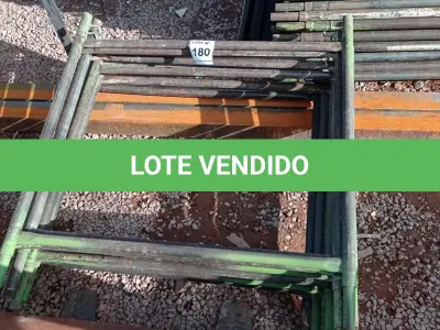 LOTE 180 - 10 PEÇAS ANDAIMES DE 1 X 1M (NO ESTADO, NÃO SABEMOS SE FUNCIONA. LEILÃO NÃO TEM GARANTIA E NEM DEVOLUÇÃO, SUJEITO A POSSÍVEIS AVARIAS VISÍVEIS/OCULTAS E/OU AUSÊNCIA DE COMPONENTES)