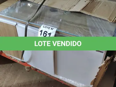 LOTE 161 - 01 CONJUNTO GABINETE BANHEIRO 2 GAVETAS 2 PORTAS 80CM COM ESPELHEIRA DIAMANTE – FREIJÓ. (NO ESTADO, NÃO SABEMOS SE FUNCIONA. LEILÃO NÃO TEM GARANTIA E NEM DEVOLUÇÃO, SUJEITO A POSSÍVEIS AVARIAS VISÍVEIS/OCULTAS E/OU AUSÊNCIA DE COMPONENTES)
