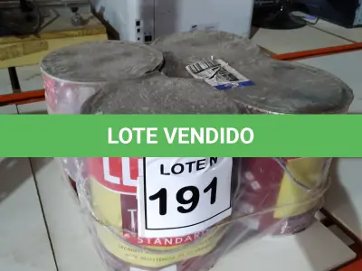 LOTE 191 - 04 LATAS DE ESMALTE SINTÉTICO COM 3,6L CADA NA COR VERMELHO MARCA LUZTOL. (NO ESTADO, NÃO SABEMOS SE FUNCIONA. LEILÃO NÃO TEM GARANTIA E NEM DEVOLUÇÃO, SUJEITO A POSSÍVEIS AVARIAS VISÍVEIS/OCULTAS E/OU AUSÊNCIA DE COMPONENTES)