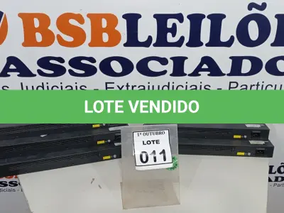 LOTE 011 - 05 SWITCHES 24 PORTAS MARCA HP. (NO ESTADO) ATENÇÃO! FAZER A VISITAÇÃO ANTES DE ARREMATAR, NÃO SABEMOS SE FUNCIONA, LEILÃO NÃO TEM GARANTIA E NEM DEVOLUÇÃO, SUJEITO A POSSÍVEIS AVARIAS VISÍVEIS/OCULTAS E/OU AUSÊNCIA DE COMPONENTES.