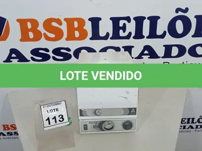 LOTE 113 - 01 ESTUFA PARA ESTERILIZAÇÃO E SECAGEM MARCA MASTER. (NO ESTADO) ATENÇÃO! FAZER A VISITAÇÃO ANTES DE ARREMATAR, NÃO SABEMOS SE FUNCIONA, LEILÃO NÃO TEM GARANTIA E NEM DEVOLUÇÃO, SUJEITO A POSSÍVEIS AVARIAS VISÍVEIS/OCULTAS E/OU AUSÊNCIA DE COMPONENTES.