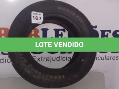 LOTE 167 - 01 PNEU DAVANTI 265/60R18 TERRATOURA A/T RWL 110T (NO ESTADO, NÃO SABEMOS SE FUNCIONA. LEILÃO NÃO TEM GARANTIA E NEM DEVOLUÇÃO, SUJEITO A POSSÍVEIS AVARIAS VISÍVEIS/OCULTAS E/OU AUSÊNCIA DE COMPONENTES)