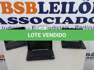 LOTE 104 - 03 NETBOOKS SEM BATERIA MARCA HP. (NO ESTADO) ATENÇÃO! FAZER A VISITAÇÃO ANTES DE ARREMATAR, NÃO SABEMOS SE FUNCIONA, LEILÃO NÃO TEM GARANTIA E NEM DEVOLUÇÃO, SUJEITO A POSSÍVEIS AVARIAS VISÍVEIS/OCULTAS E/OU AUSÊNCIA DE COMPONENTES.