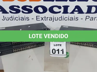 LOTE 011 - 05 SWITCHES 24 PORTAS MARCA HP. (NO ESTADO) ATENÇÃO! FAZER A VISITAÇÃO ANTES DE ARREMATAR, NÃO SABEMOS SE FUNCIONA, LEILÃO NÃO TEM GARANTIA E NEM DEVOLUÇÃO, SUJEITO A POSSÍVEIS AVARIAS VISÍVEIS/OCULTAS E/OU AUSÊNCIA DE COMPONENTES.