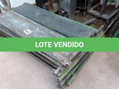 LOTE 181 - 10 PEÇAS ANDAIMES DE 1 X 1,50M COM 04 PLATAFORMA DE 1,50M. (NO ESTADO, NÃO SABEMOS SE FUNCIONA. LEILÃO NÃO TEM GARANTIA E NEM DEVOLUÇÃO, SUJEITO A POSSÍVEIS AVARIAS VISÍVEIS/OCULTAS E/OU AUSÊNCIA DE COMPONENTES)