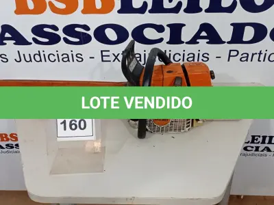 LOTE 160 - 01 MOTOSERRA STHIL MS 361 – 02 TEMPOS. (NO ESTADO, NÃO SABEMOS SE FUNCIONA. LEILÃO NÃO TEM GARANTIA E NEM DEVOLUÇÃO, SUJEITO A POSSÍVEIS AVARIAS VISÍVEIS/OCULTAS E/OU AUSÊNCIA DE COMPONENTES)