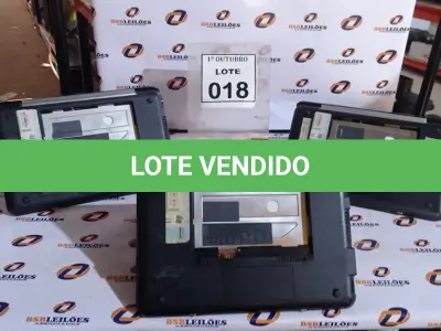 LOTE 018 - 03 NETBOOKS SEM BATERIA MARCA HP. (NO ESTADO) ATENÇÃO! FAZER A VISITAÇÃO ANTES DE ARREMATAR, NÃO SABEMOS SE FUNCIONA, LEILÃO NÃO TEM GARANTIA E NEM DEVOLUÇÃO, SUJEITO A POSSÍVEIS AVARIAS VISÍVEIS/OCULTAS E/OU AUSÊNCIA DE COMPONENTES.