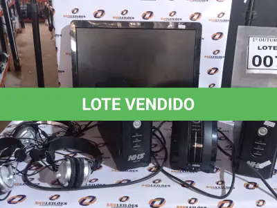LOTE 007 - 03 NOBREAKS, 01 ALL INN ONE MARCA POSITIVO E 03 HEADPHONES. (NO ESTADO) ATENÇÃO! FAZER A VISITAÇÃO ANTES DE ARREMATAR, NÃO SABEMOS SE FUNCIONA, LEILÃO NÃO TEM GARANTIA E NEM DEVOLUÇÃO, SUJEITO A POSSÍVEIS AVARIAS VISÍVEIS/OCULTAS E/OU AUSÊNCIA DE COMPONENTES.