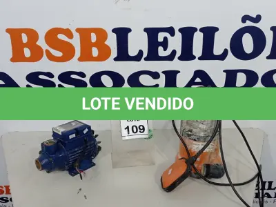 LOTE 109 - 01 MOTOBOMBA E 01 BOMBA ULTRA DS-5 220V  400W MARCA DANCOR. (NO ESTADO) ATENÇÃO! FAZER A VISITAÇÃO ANTES DE ARREMATAR, NÃO SABEMOS SE FUNCIONA, LEILÃO NÃO TEM GARANTIA E NEM DEVOLUÇÃO, SUJEITO A POSSÍVEIS AVARIAS VISÍVEIS/OCULTAS E/OU AUSÊNCIA DE COMPONENTES.