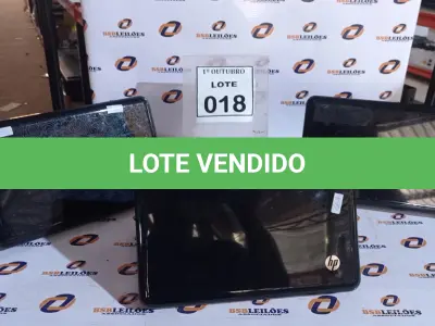 LOTE 018 - 03 NETBOOKS SEM BATERIA MARCA HP. (NO ESTADO) ATENÇÃO! FAZER A VISITAÇÃO ANTES DE ARREMATAR, NÃO SABEMOS SE FUNCIONA, LEILÃO NÃO TEM GARANTIA E NEM DEVOLUÇÃO, SUJEITO A POSSÍVEIS AVARIAS VISÍVEIS/OCULTAS E/OU AUSÊNCIA DE COMPONENTES.