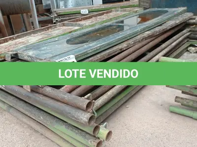 LOTE 135 - 10 PEÇAS ANDAIMES DE 1 X 1,50M COM 04 PLATAFORMA DE 1,50M. (NO ESTADO, NÃO SABEMOS SE FUNCIONA. LEILÃO NÃO TEM GARANTIA E NEM DEVOLUÇÃO, SUJEITO A POSSÍVEIS AVARIAS VISÍVEIS/OCULTAS E/OU AUSÊNCIA DE COMPONENTES)