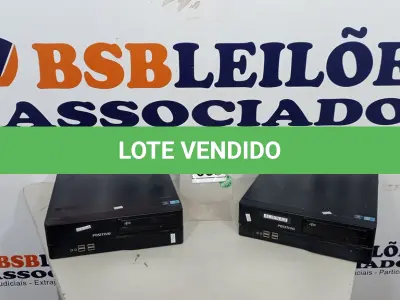 LOTE 069 - 02 MICROS COMPUTADORES MARCA POSITIVO. (NO ESTADO) ATENÇÃO! FAZER A VISITAÇÃO ANTES DE ARREMATAR, NÃO SABEMOS SE FUNCIONA, LEILÃO NÃO TEM GARANTIA E NEM DEVOLUÇÃO, SUJEITO A POSSÍVEIS AVARIAS VISÍVEIS/OCULTAS E/OU AUSÊNCIA DE COMPONENTES.