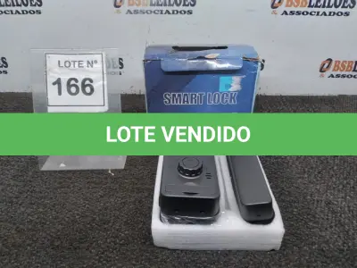 LOTE 166 - 01 FECHADURA SMART LOCK. (NO ESTADO, NÃO SABEMOS SE FUNCIONA. LEILÃO NÃO TEM GARANTIA E NEM DEVOLUÇÃO, SUJEITO A POSSÍVEIS AVARIAS VISÍVEIS/OCULTAS E/OU AUSÊNCIA DE COMPONENTES)