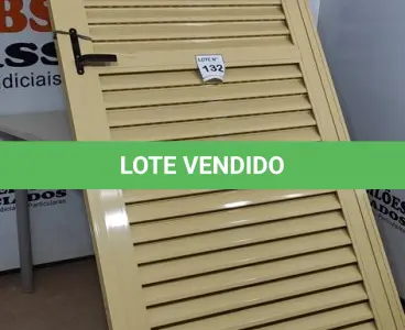LOTE 132 - 01 PORTA DE ALUMÍNIO 2,47 X 0,93.NO ESTADO, NÃO SABEMOS SE FUNCIONA. LEILÃO NÃO TEM GARANTIA E NEM DEVOLUÇÃO, SUJEITO A POSSÍVEIS AVARIAS VISÍVEIS/OCULTAS E/OU AUSÊNCIA DE COMPONENTES)