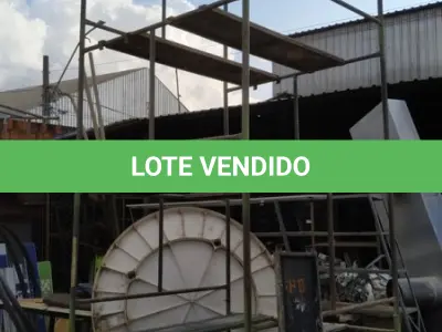 LOTE 185 - 10 PEÇAS ANDAIMES DE 1 X 1,50M COM 04 PLATAFORMA DE 1,50M. (NO ESTADO, NÃO SABEMOS SE FUNCIONA. LEILÃO NÃO TEM GARANTIA E NEM DEVOLUÇÃO, SUJEITO A POSSÍVEIS AVARIAS VISÍVEIS/OCULTAS E/OU AUSÊNCIA DE COMPONENTES)