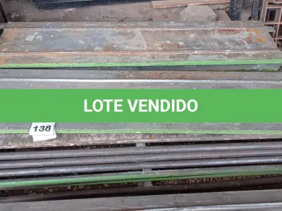 LOTE 138 - 10 PEÇAS ANDAIMES DE 1 X 1,50M COM 04 PLATAFORMA DE 1,50M (NO ESTADO, NÃO SABEMOS SE FUNCIONA. LEILÃO NÃO TEM GARANTIA E NEM DEVOLUÇÃO, SUJEITO A POSSÍVEIS AVARIAS VISÍVEIS/OCULTAS E/OU AUSÊNCIA DE COMPONENTES)
