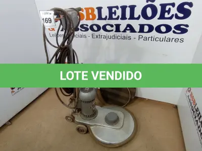 LOTE 169 - 01 ENCERADEIRA LUSTRADORA POLIDORA HIGH SPEED 1600 RPM. . (NO ESTADO, NÃO SABEMOS SE FUNCIONA. LEILÃO NÃO TEM GARANTIA E NEM DEVOLUÇÃO, SUJEITO A POSSÍVEIS AVARIAS VISÍVEIS/OCULTAS E/OU AUSÊNCIA DE COMPONENTES)