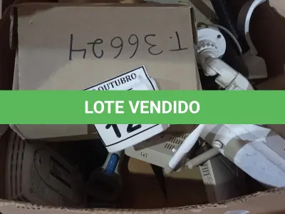 LOTE 127 - 01 LOTE COM VÁRIOS ROTEADORES, MÓDULOS DE EXPANSÃO POLYCOM, LÂMPADAS, CÂMERAS DE MONITORAMENTO E PERIFÉRICOS DIVERSOS. (NO ESTADO) ATENÇÃO! FAZER A VISITAÇÃO ANTES DE ARREMATAR, NÃO SABEMOS SE FUNCIONA, LEILÃO NÃO TEM GARANTIA E NEM DEVOLUÇÃO, SUJEITO A POSSÍVEIS AVARIAS VISÍVEIS/OCULTAS E/OU AUSÊNCIA DE COMPONENTES.