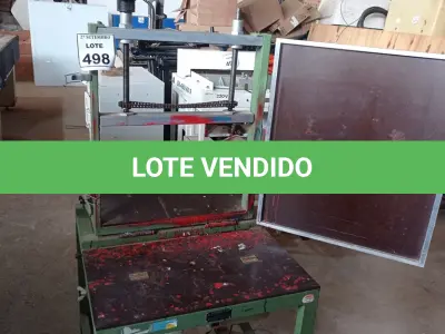 LOTE 498 - 01 GUILHOTINA MANUAL MARCA BENEDINI. (NO ESTADO) ATENÇÃO! FAZER A VISITAÇÃO ANTES DE ARREMATAR, NÃO SABEMOS SE FUNCIONA, LEILÃO NÃO TEM GARANTIA E NEM DEVOLUÇÃO, SUJEITO A POSSÍVEIS AVARIAS VISÍVEIS/OCULTAS E/OU AUSÊNCIA DE COMPONENTES.