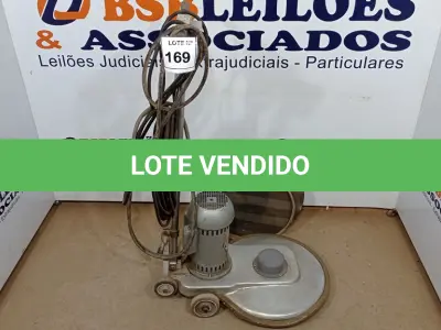 LOTE 169 - 01 ENCERADEIRA LUSTRADORA POLIDORA HIGH SPEED 1600 RPM. . (NO ESTADO, NÃO SABEMOS SE FUNCIONA. LEILÃO NÃO TEM GARANTIA E NEM DEVOLUÇÃO, SUJEITO A POSSÍVEIS AVARIAS VISÍVEIS/OCULTAS E/OU AUSÊNCIA DE COMPONENTES)
