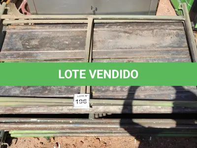 LOTE 196 - 10 PEÇAS ANDAIMES DE 1 X 1,50M COM 04 PLATAFORMA DE 1,50M. (NO ESTADO, NÃO SABEMOS SE FUNCIONA. LEILÃO NÃO TEM GARANTIA E NEM DEVOLUÇÃO, SUJEITO A POSSÍVEIS AVARIAS VISÍVEIS/OCULTAS E/OU AUSÊNCIA DE COMPONENTES)