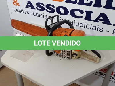 LOTE 160 - 01 MOTOSERRA STHIL MS 361 – 02 TEMPOS. (NO ESTADO, NÃO SABEMOS SE FUNCIONA. LEILÃO NÃO TEM GARANTIA E NEM DEVOLUÇÃO, SUJEITO A POSSÍVEIS AVARIAS VISÍVEIS/OCULTAS E/OU AUSÊNCIA DE COMPONENTES)
