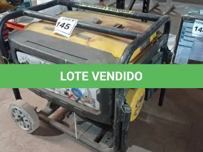 LOTE 145 - 01 GERADOR DE ENERGIA CSM MONOFÁSICO 9 KVA GASOLINA MARCA VONDER. (NO ESTADO, NÃO SABEMOS SE FUNCIONA. LEILÃO NÃO TEM GARANTIA E NEM DEVOLUÇÃO, SUJEITO A POSSÍVEIS AVARIAS VISÍVEIS/OCULTAS E/OU AUSÊNCIA DE COMPONENTES)