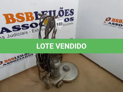 LOTE 169 - 01 ENCERADEIRA LUSTRADORA POLIDORA HIGH SPEED 1600 RPM. . (NO ESTADO, NÃO SABEMOS SE FUNCIONA. LEILÃO NÃO TEM GARANTIA E NEM DEVOLUÇÃO, SUJEITO A POSSÍVEIS AVARIAS VISÍVEIS/OCULTAS E/OU AUSÊNCIA DE COMPONENTES)