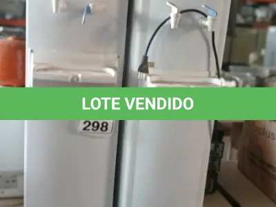 LOTE 298 - 02 BEBEDOUROS PARA GARRAFÃO. (NO ESTADO) ATENÇÃO! FAZER A VISITAÇÃO ANTES DE ARREMATAR, NÃO SABEMOS SE FUNCIONA, LEILÃO NÃO TEM GARANTIA E NEM DEVOLUÇÃO, SUJEITO A POSSÍVEIS AVARIAS VISÍVEIS/OCULTAS E/OU AUSÊNCIA DE COMPONENTES.