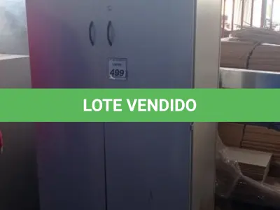 LOTE 499 - 01 ARMÁRIO ALTO COM 02 PORTAS. (NO ESTADO) ATENÇÃO! FAZER A VISITAÇÃO ANTES DE ARREMATAR, NÃO SABEMOS SE FUNCIONA, LEILÃO NÃO TEM GARANTIA E NEM DEVOLUÇÃO, SUJEITO A POSSÍVEIS AVARIAS VISÍVEIS/OCULTAS E/OU AUSÊNCIA DE COMPONENTES.