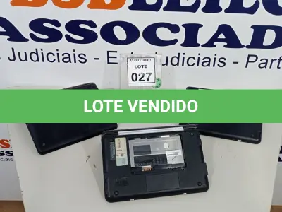 LOTE 027 - 03 NETBOOKS SEM BATERIA MARCA HP. (NO ESTADO) ATENÇÃO! FAZER A VISITAÇÃO ANTES DE ARREMATAR, NÃO SABEMOS SE FUNCIONA, LEILÃO NÃO TEM GARANTIA E NEM DEVOLUÇÃO, SUJEITO A POSSÍVEIS AVARIAS VISÍVEIS/OCULTAS E/OU AUSÊNCIA DE COMPONENTES.