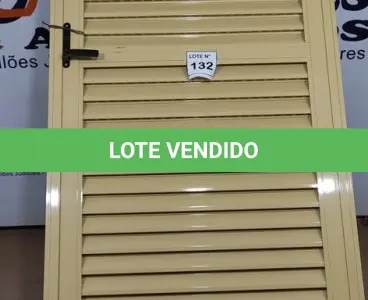 LOTE 132 - 01 PORTA DE ALUMÍNIO 2,47 X 0,93.NO ESTADO, NÃO SABEMOS SE FUNCIONA. LEILÃO NÃO TEM GARANTIA E NEM DEVOLUÇÃO, SUJEITO A POSSÍVEIS AVARIAS VISÍVEIS/OCULTAS E/OU AUSÊNCIA DE COMPONENTES)