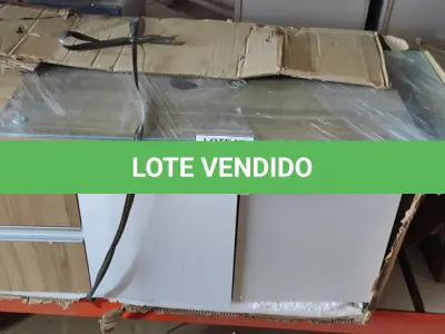 LOTE 161 - 01 CONJUNTO GABINETE BANHEIRO 2 GAVETAS 2 PORTAS 80CM COM ESPELHEIRA DIAMANTE – FREIJÓ. (NO ESTADO, NÃO SABEMOS SE FUNCIONA. LEILÃO NÃO TEM GARANTIA E NEM DEVOLUÇÃO, SUJEITO A POSSÍVEIS AVARIAS VISÍVEIS/OCULTAS E/OU AUSÊNCIA DE COMPONENTES)