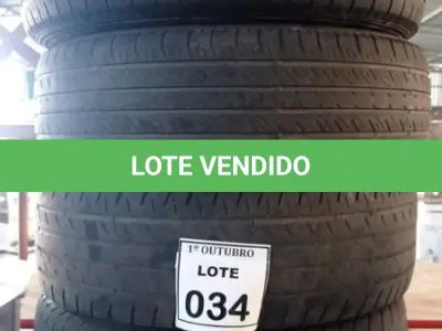 LOTE 034 - 04 PNEUS 175/65 R14. (NO ESTADO) ATENÇÃO! FAZER A VISITAÇÃO ANTES DE ARREMATAR, NÃO SABEMOS SE FUNCIONA, LEILÃO NÃO TEM GARANTIA E NEM DEVOLUÇÃO, SUJEITO A POSSÍVEIS AVARIAS VISÍVEIS/OCULTAS E/OU AUSÊNCIA DE COMPONENTES.