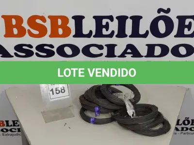 LOTE 158 - 10KG ARAME RECOZIDO BWG-16 - 1,65MM. (NO ESTADO, NÃO SABEMOS SE FUNCIONA. LEILÃO NÃO TEM GARANTIA E NEM DEVOLUÇÃO, SUJEITO A POSSÍVEIS AVARIAS VISÍVEIS/OCULTAS E/OU AUSÊNCIA DE COMPONENTES)