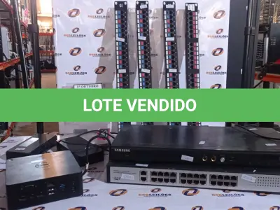 LOTE 015 - 01 SWITCH 24 PORTAS MARCA INTELBRAS, 01 APARELHO DVD MARCA SAMSUNG E 03 DOCK STATION MARCA DELL. (NO ESTADO) ATENÇÃO! FAZER A VISITAÇÃO ANTES DE ARREMATAR, NÃO SABEMOS SE FUNCIONA, LEILÃO NÃO TEM GARANTIA E NEM DEVOLUÇÃO, SUJEITO A POSSÍVEIS AVARIAS VISÍVEIS/OCULTAS E/OU AUSÊNCIA DE COMPONENTES.