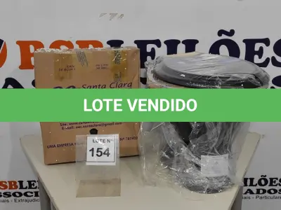 LOTE 154 - 01 KIT VASO BACIA COM CAIXA ACOPLADA PRETO SANTA CLARA. (NO ESTADO, NÃO SABEMOS SE FUNCIONA. LEILÃO NÃO TEM GARANTIA E NEM DEVOLUÇÃO, SUJEITO A POSSÍVEIS AVARIAS VISÍVEIS/OCULTAS E/OU AUSÊNCIA DE COMPONENTES)