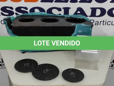 LOTE 155 - 01 FOGÃO PORTÁTIL A LENHA 3 BOCAS CAMPEIRO. (NO ESTADO, NÃO SABEMOS SE FUNCIONA. LEILÃO NÃO TEM GARANTIA E NEM DEVOLUÇÃO, SUJEITO A POSSÍVEIS AVARIAS VISÍVEIS/OCULTAS E/OU AUSÊNCIA DE COMPONENTES)